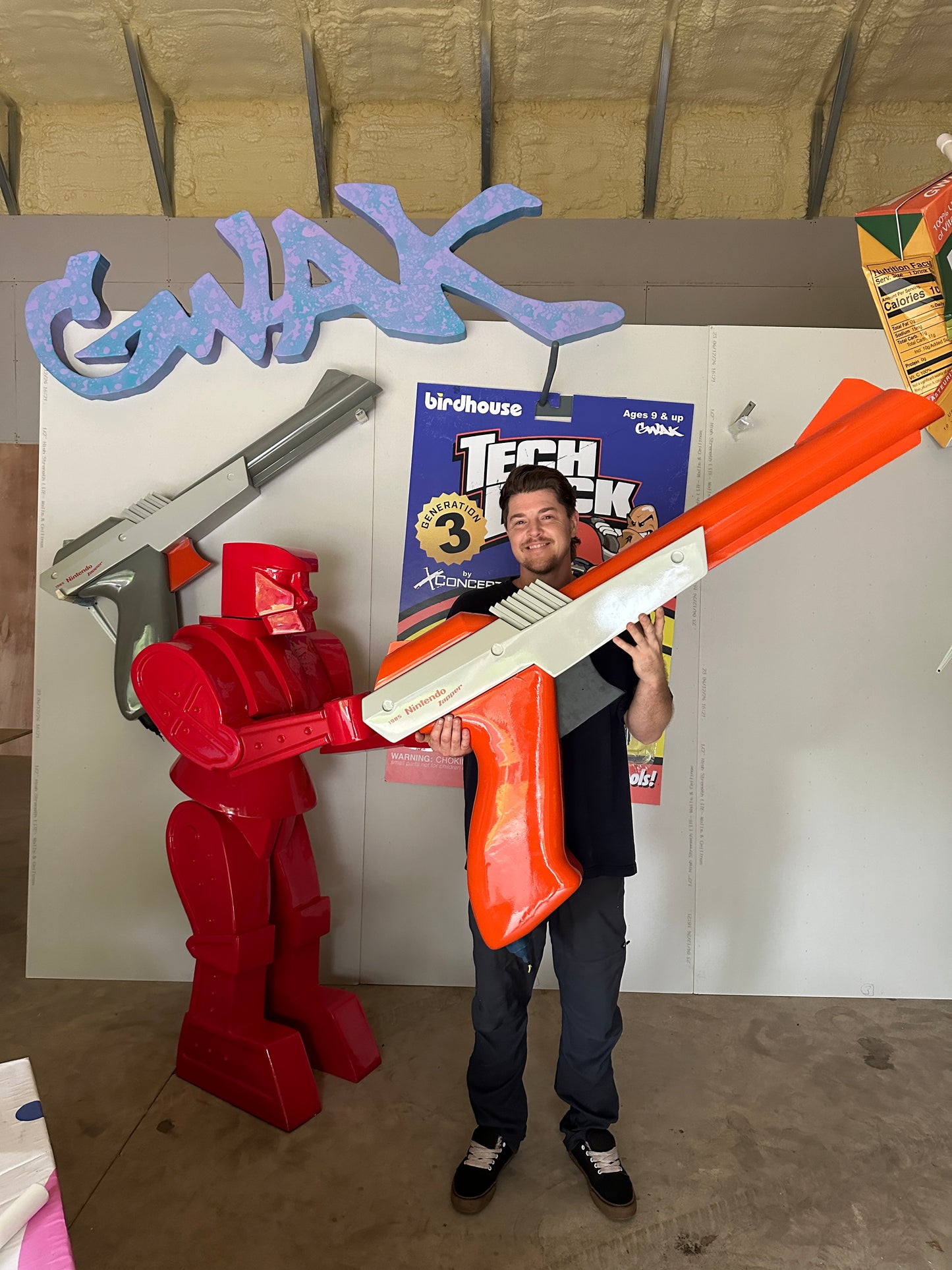 ZAPPER GUN - ORANGE OVER SIZED NINTENDO
