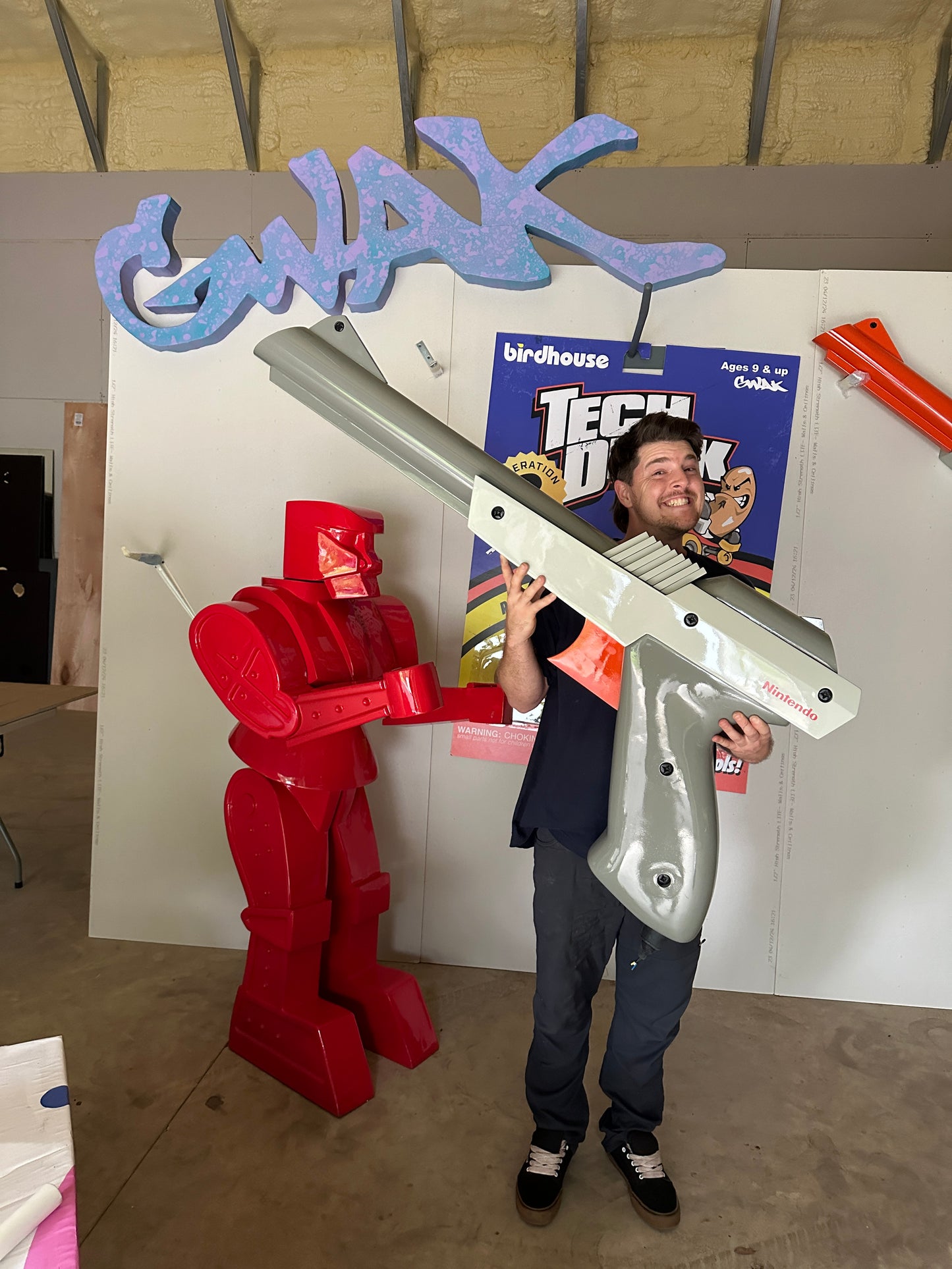ZAPPER GUN - GRAY OVER SIZED NINTENDO