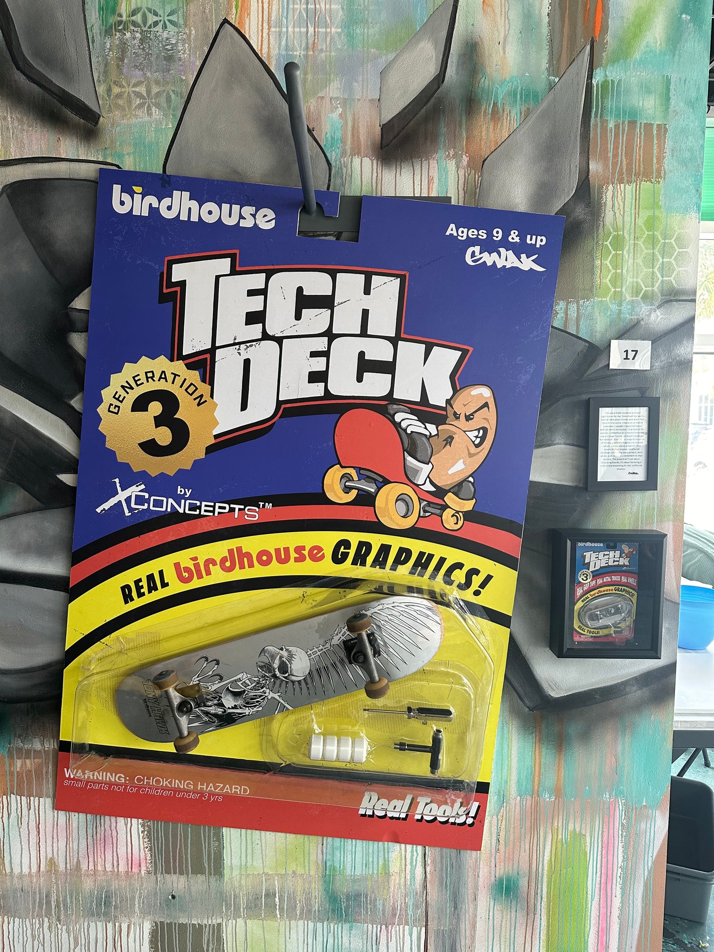 GIANT TECH DECK - TONY HAWK - GRAY