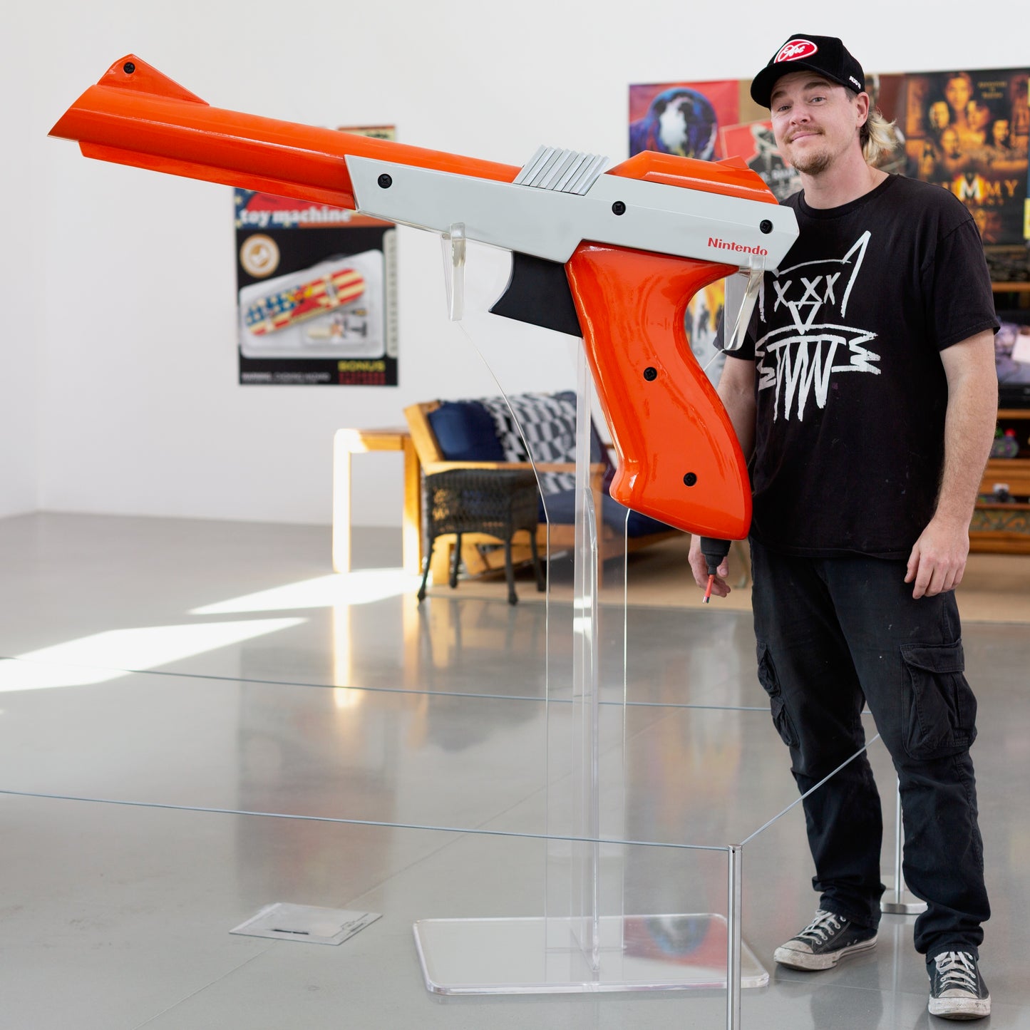 ZAPPER GUN - ORANGE OVER SIZED NINTENDO