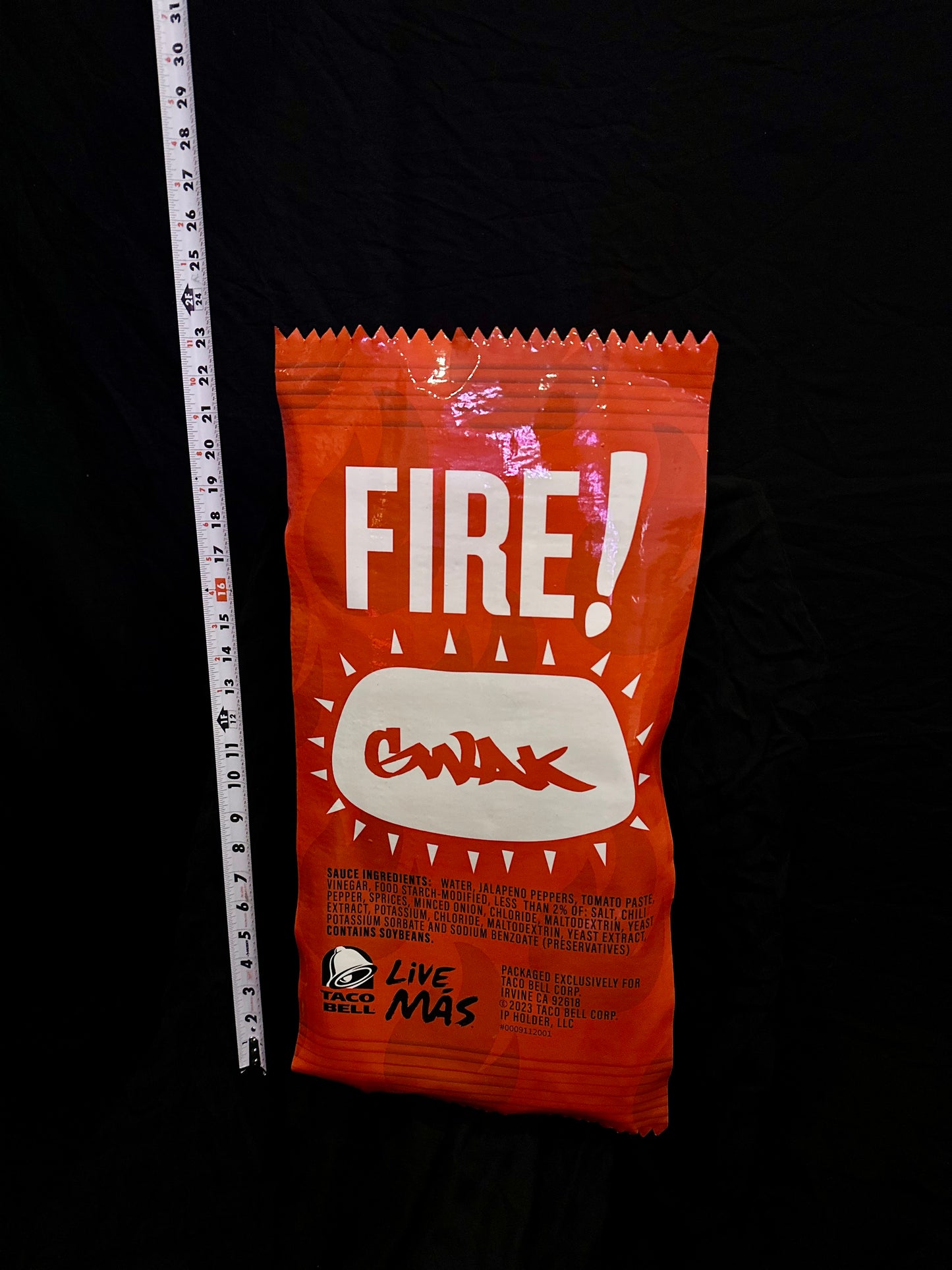 JUMBO FIRE SAUCE PACKET