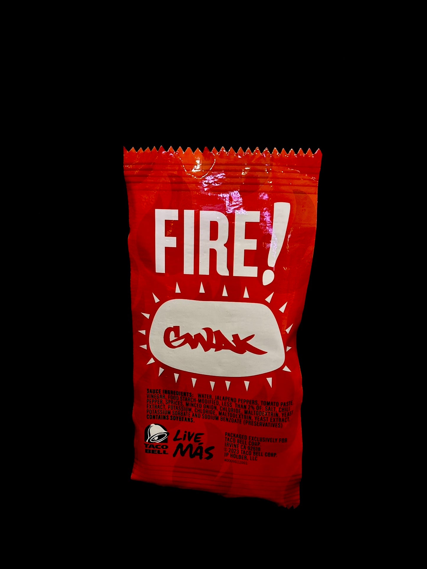 JUMBO FIRE SAUCE PACKET