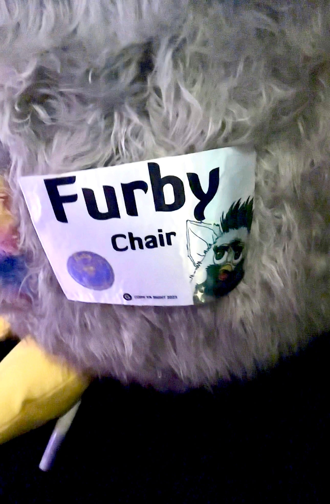 GIANT FURBY CHAIR